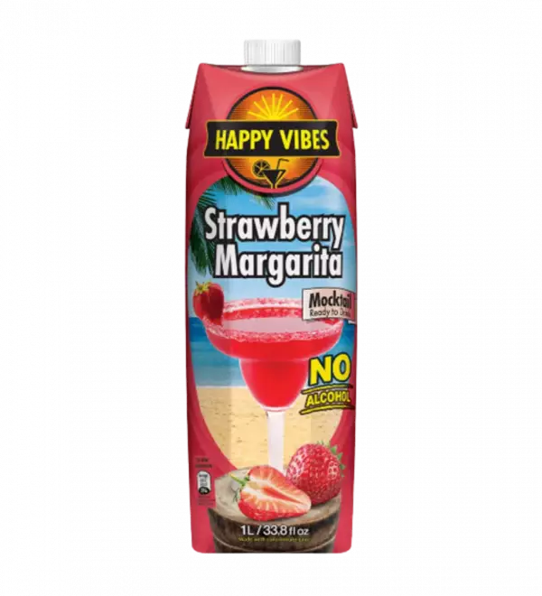 Happy Vibes Strawberry Margarita 1L